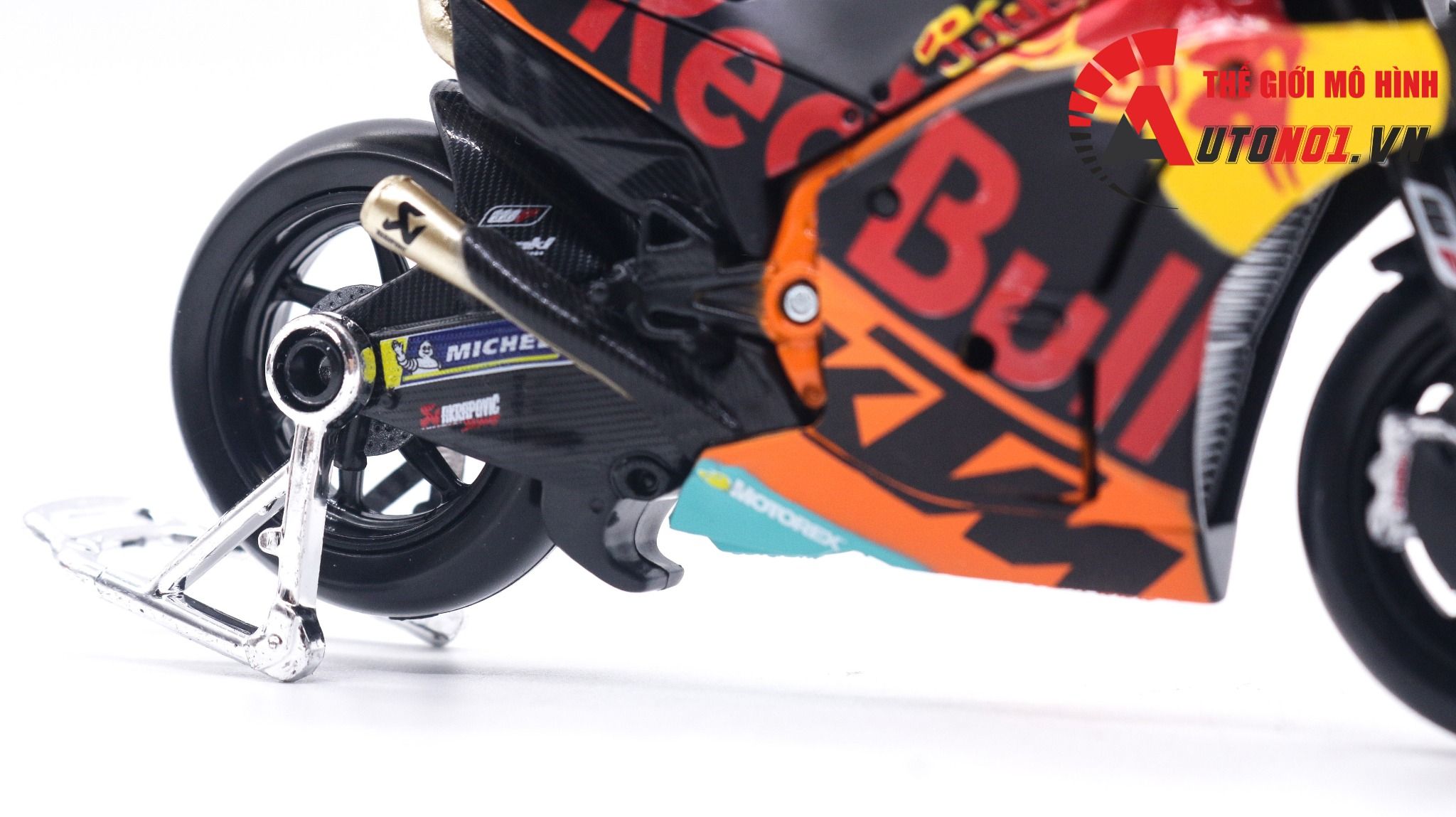  Mô hình xe mô tô GP KTM RC16 Factory Racing 2021 Redbull team tỉ lệ 1:18 Maisto 8123 