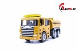  Mô hình xe bồn chở xăng yellow 1:50 alloy 6096 