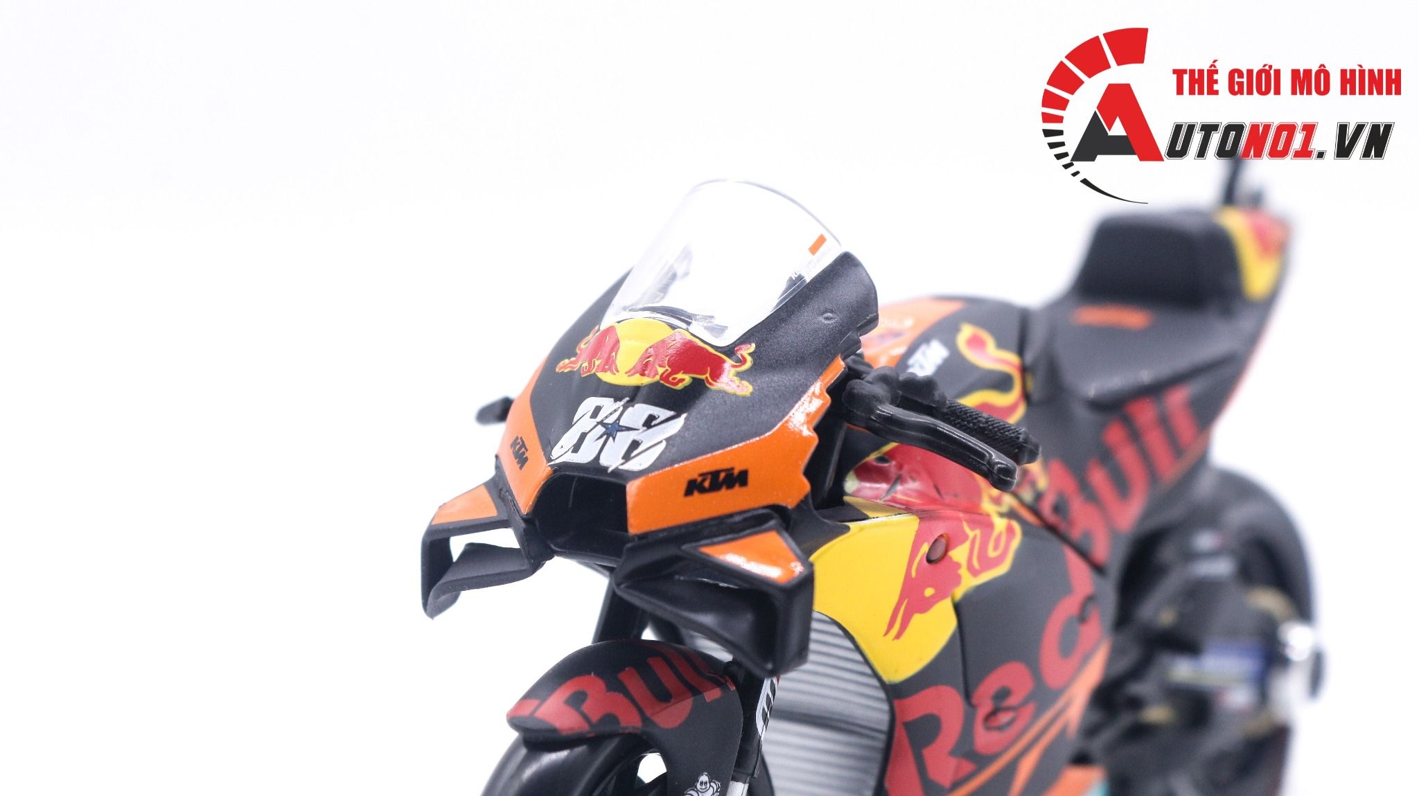  Mô hình xe mô tô GP KTM RC16 Factory Racing 2021 Redbull team tỉ lệ 1:18 Maisto 8123 