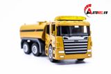  Mô hình xe bồn chở xăng yellow 1:50 alloy 6096 