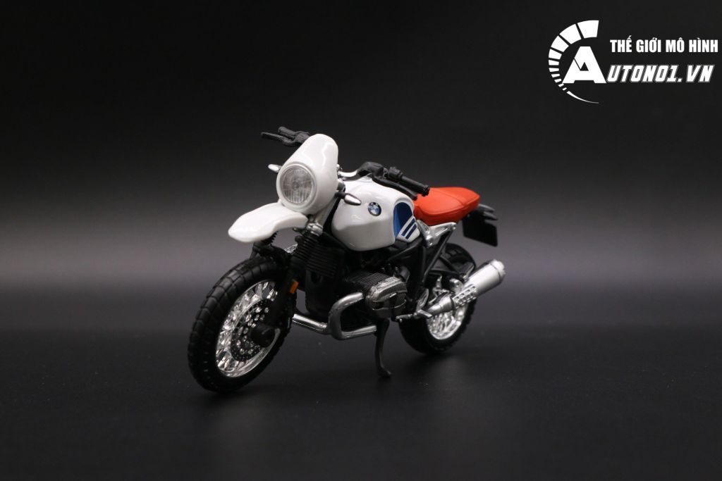 MÔ HÌNH XE BMW R NINE T URBAN GS 1:18 BBURAGO 6681