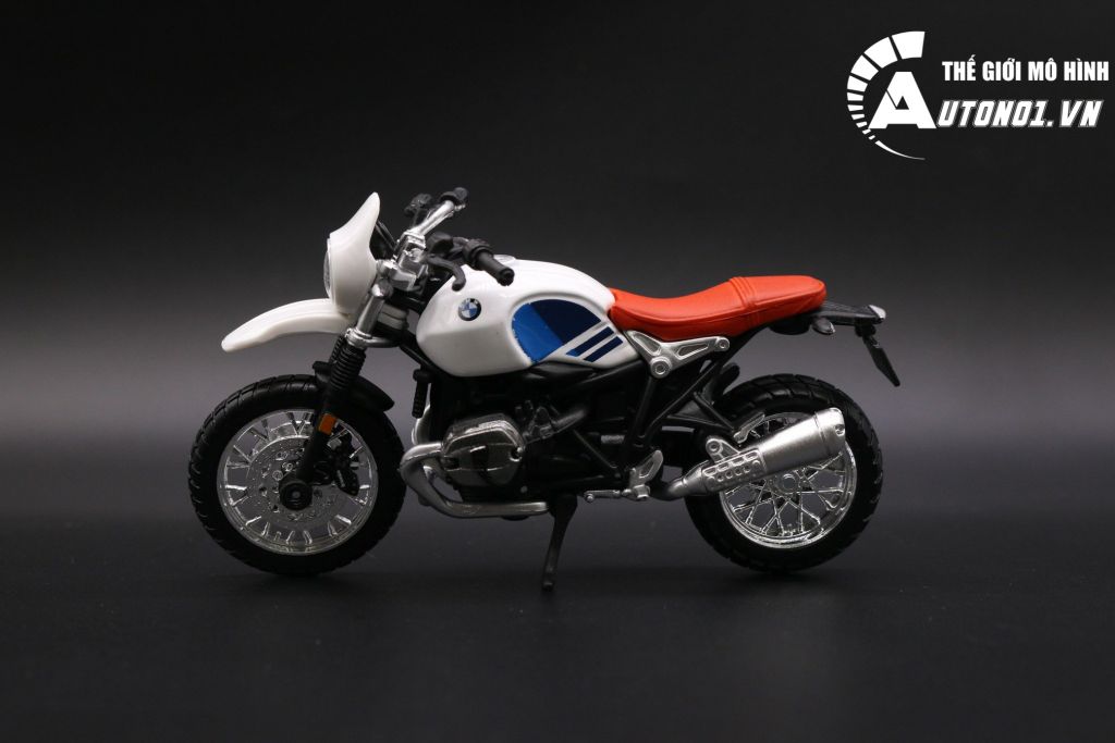 MÔ HÌNH XE BMW R NINE T URBAN GS 1:18 BBURAGO 6681