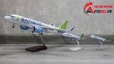  Mô hình máy bay Bamboo Airlines Air Airbus A320 47cm 1:130 có đèn led tự động theo tiếng vỗ tay hoặc chạm MB47004 