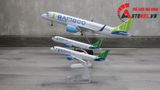  Mô hình máy bay Bamboo Airlines Air Airbus A320 47cm 1:130 có đèn led tự động theo tiếng vỗ tay hoặc chạm MB47004 