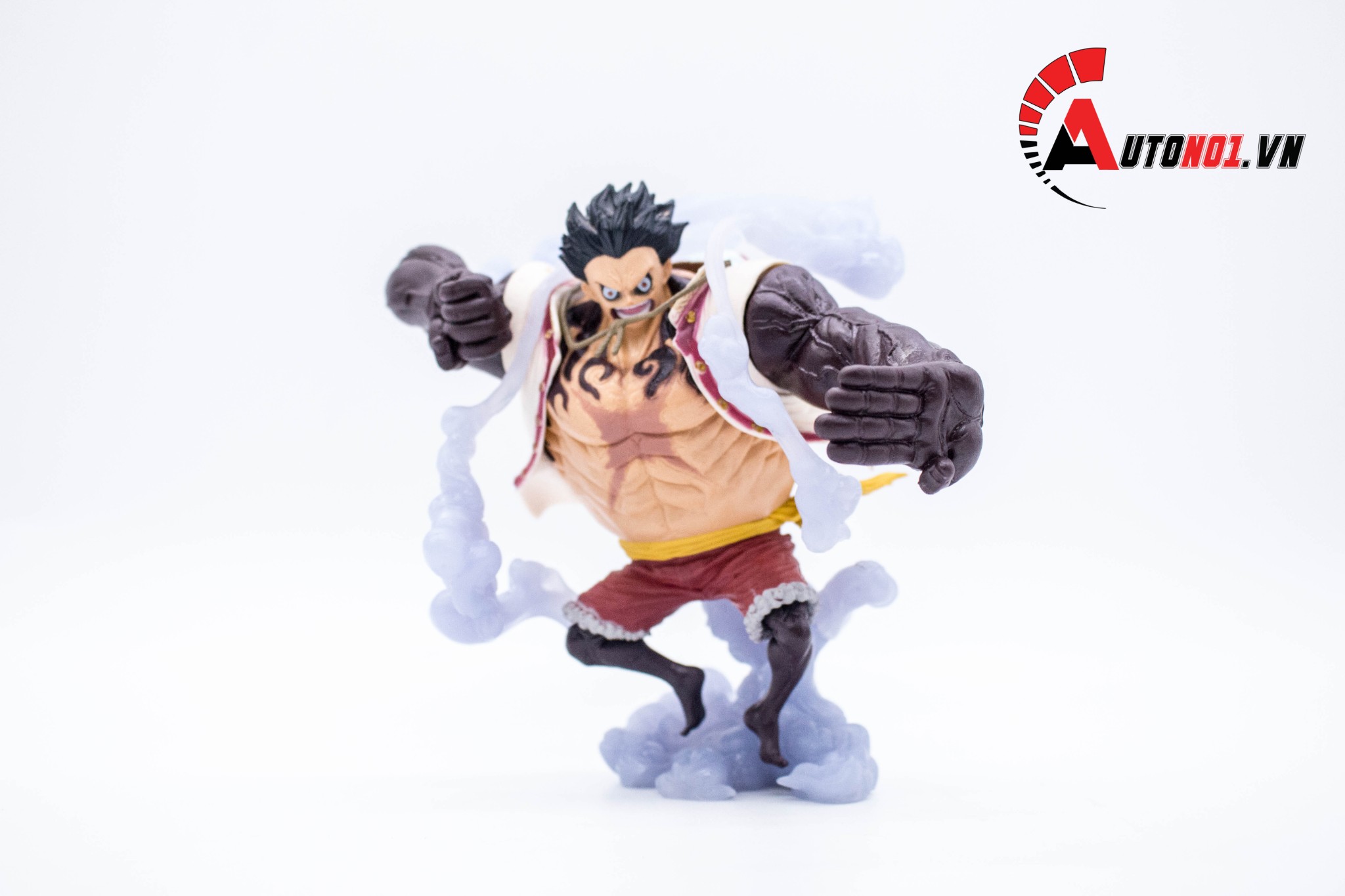  MÔ HÌNH NHÂN VẬT ONEPIECE LUFFY GEAR 4 ÁO TRẮNG 20CM 