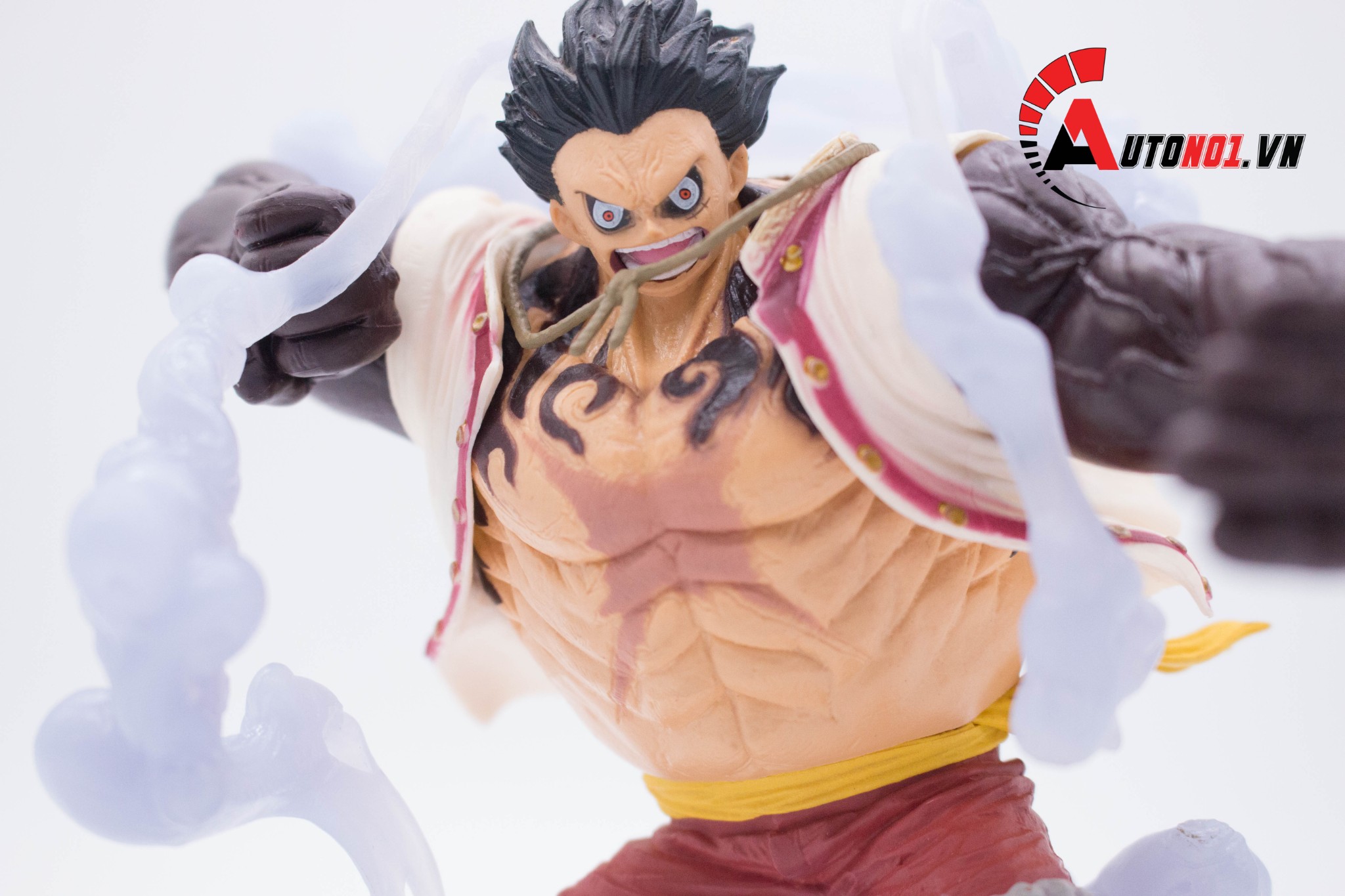  MÔ HÌNH NHÂN VẬT ONEPIECE LUFFY GEAR 4 ÁO TRẮNG 20CM 