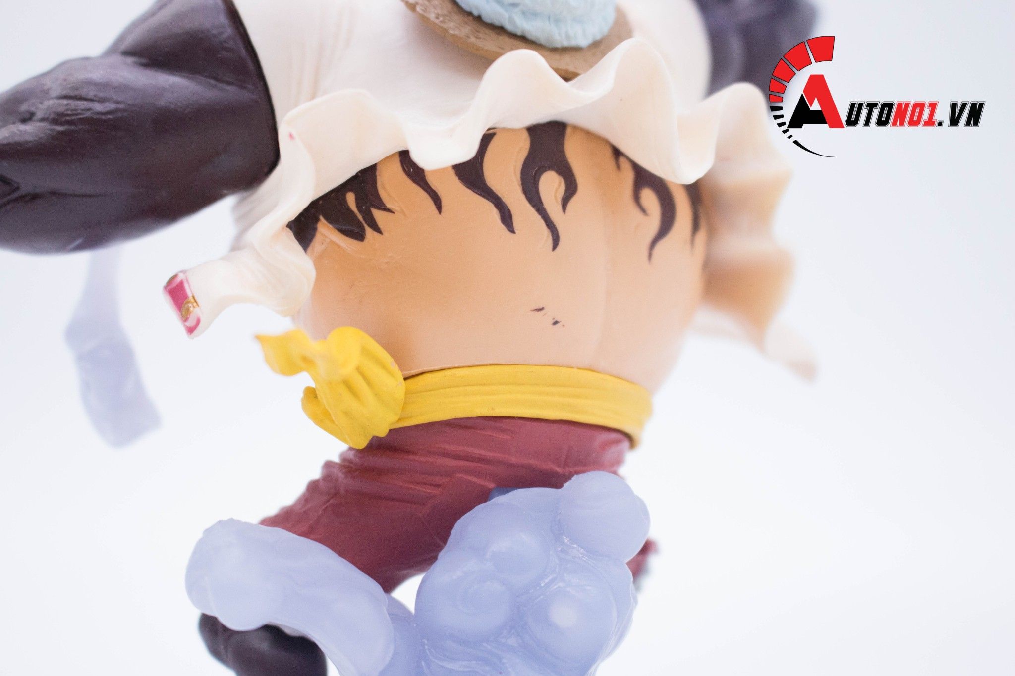  MÔ HÌNH NHÂN VẬT ONEPIECE LUFFY GEAR 4 ÁO TRẮNG 20CM 