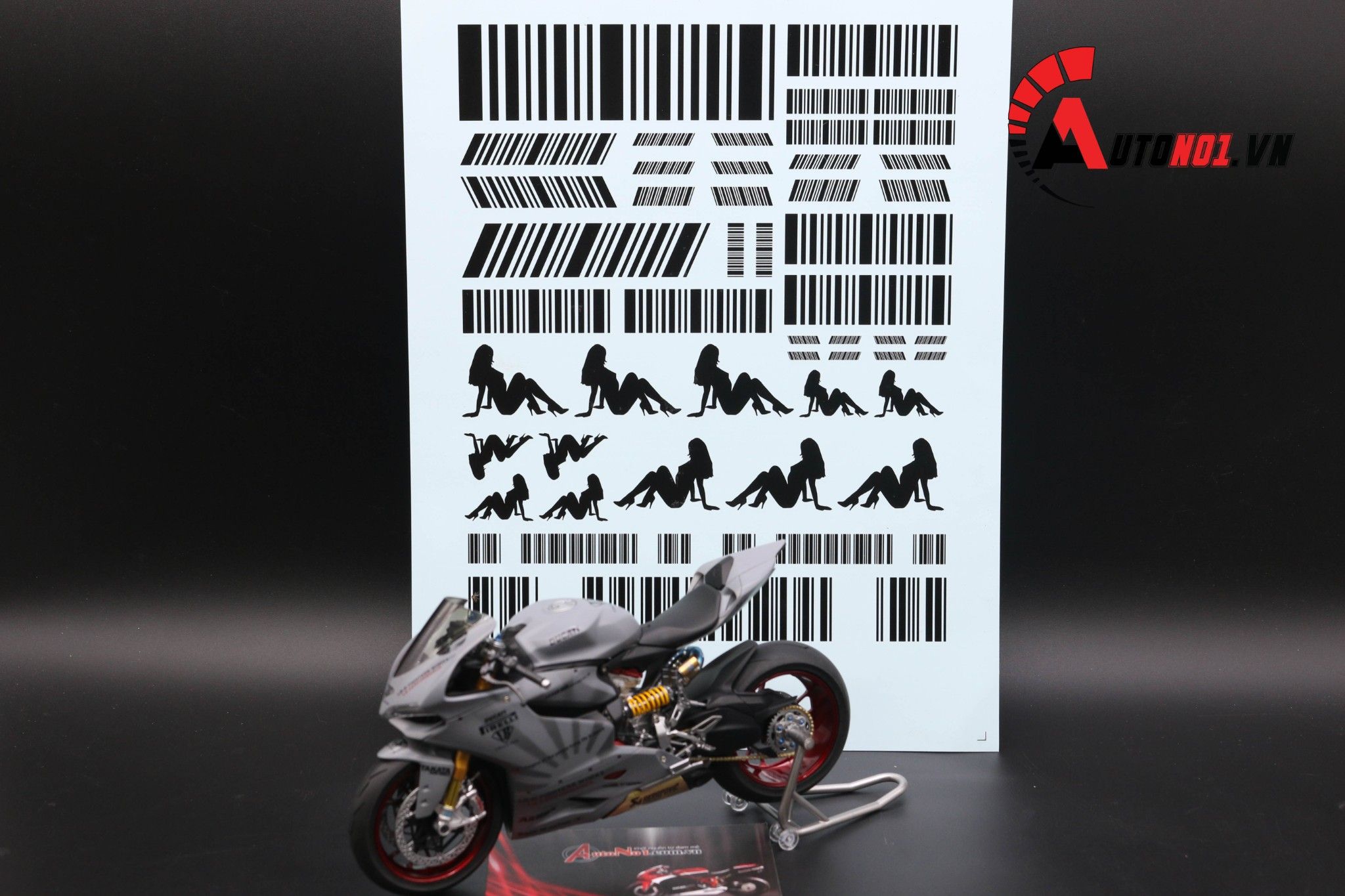  Decal nước Braco Đen 1:10 1:12 20253 DC069 