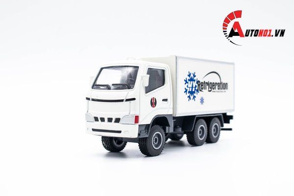  MÔ HÌNH XE TẢI CHUYỂN HÀNG REFRIGERATION DELIVERY 1:60 ALLOY 6107 