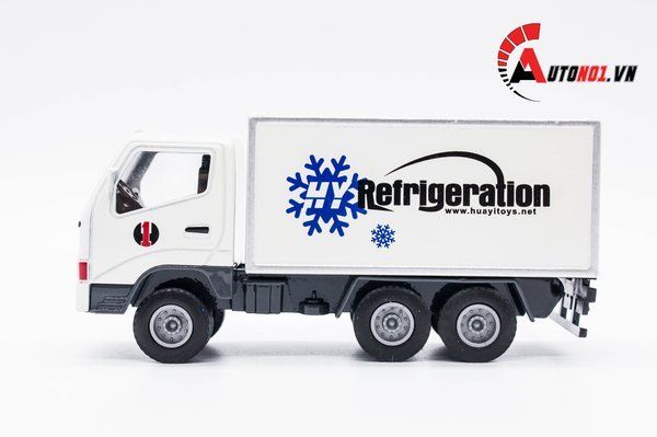  MÔ HÌNH XE TẢI CHUYỂN HÀNG REFRIGERATION DELIVERY 1:60 ALLOY 6107 