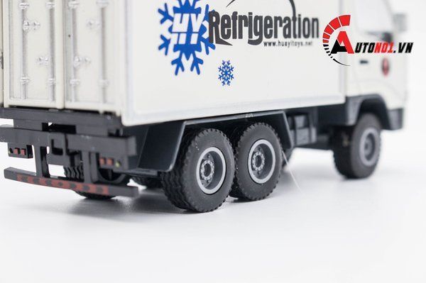  MÔ HÌNH XE TẢI CHUYỂN HÀNG REFRIGERATION DELIVERY 1:60 ALLOY 6107 