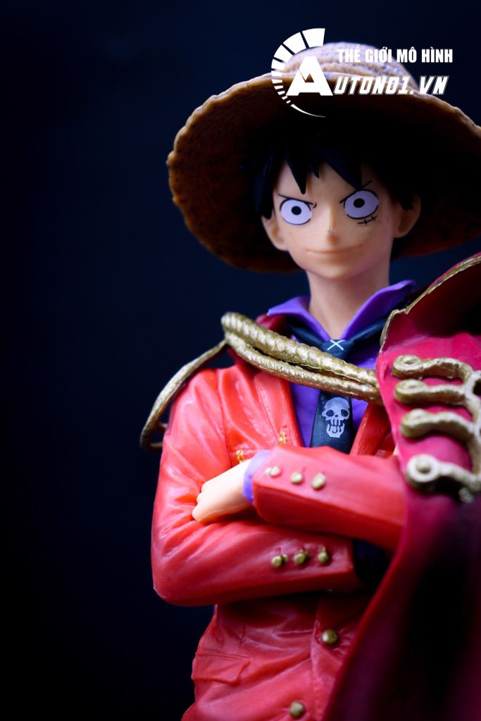 MÔ HÌNH NHÂN VẬT ONEPEICE LUFFY ÁO CHOÀNG 26CM