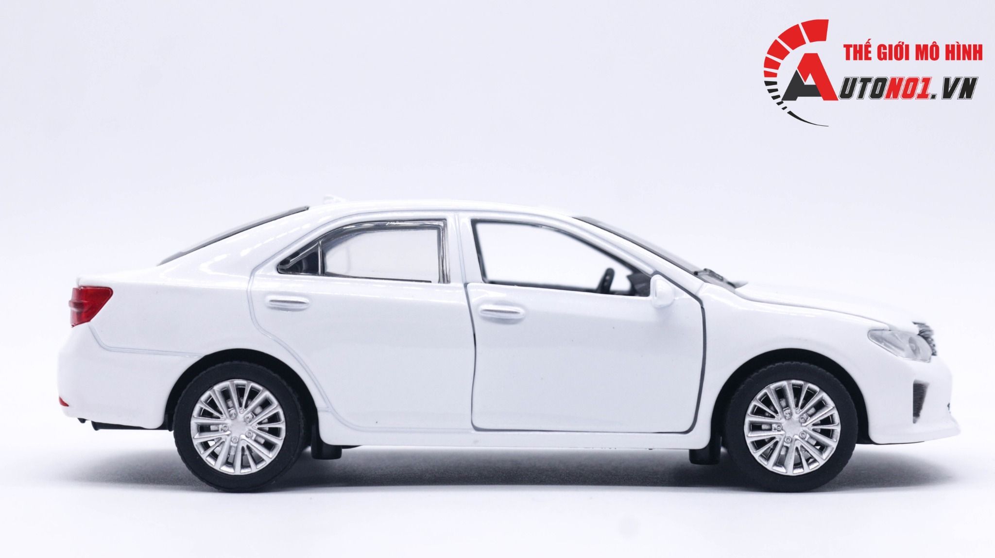  Mô hình xe ô tô Camry White tỉ lệ 1:32 Alloy model OT144 