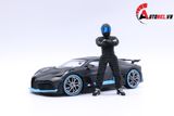  AUTONO1 STIG FIGURE BLACK 1:18 1137 