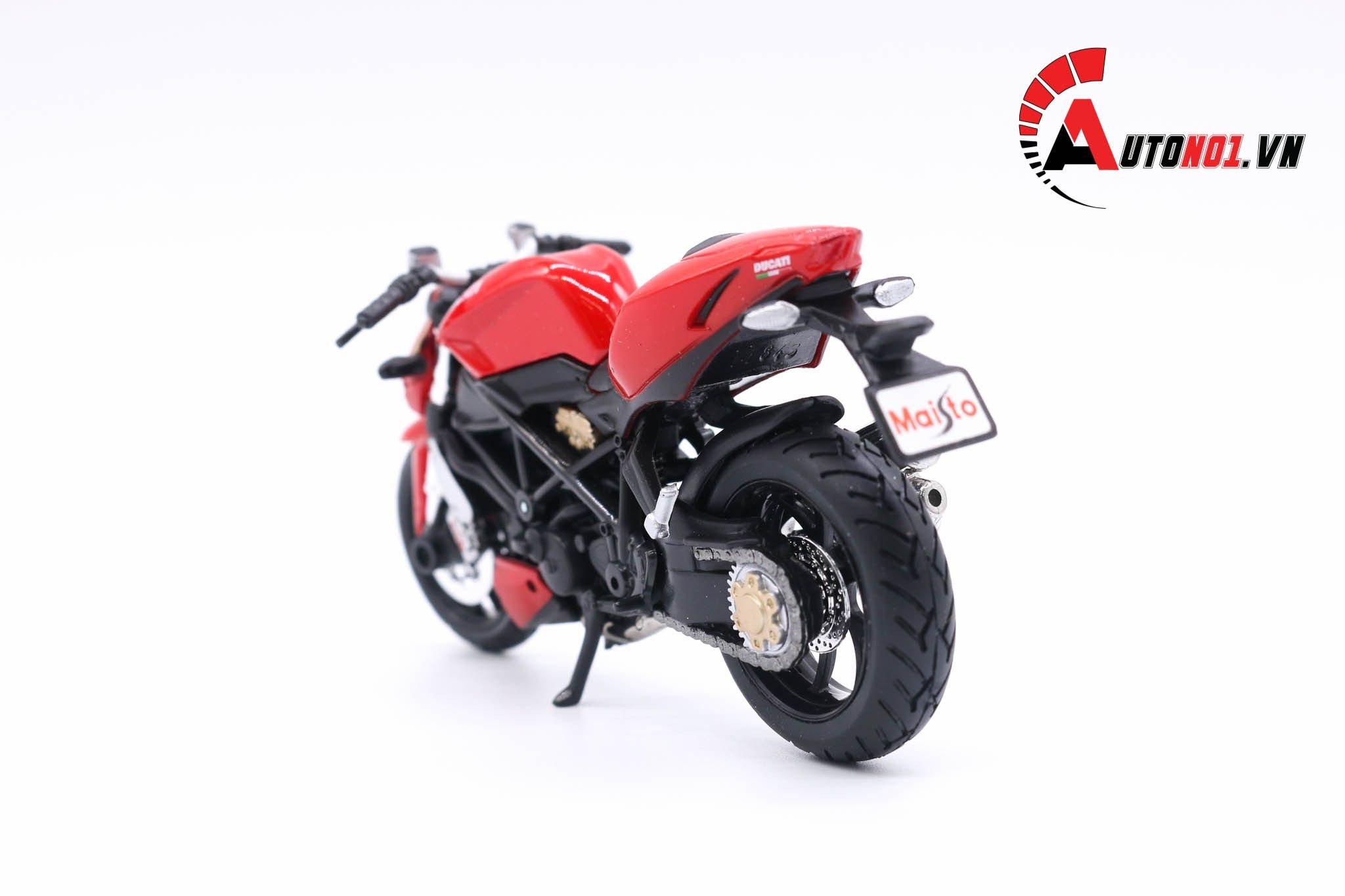  Mô hình xe mô tô Ducati Streetfighter s red 1:18 Maisto 5812 