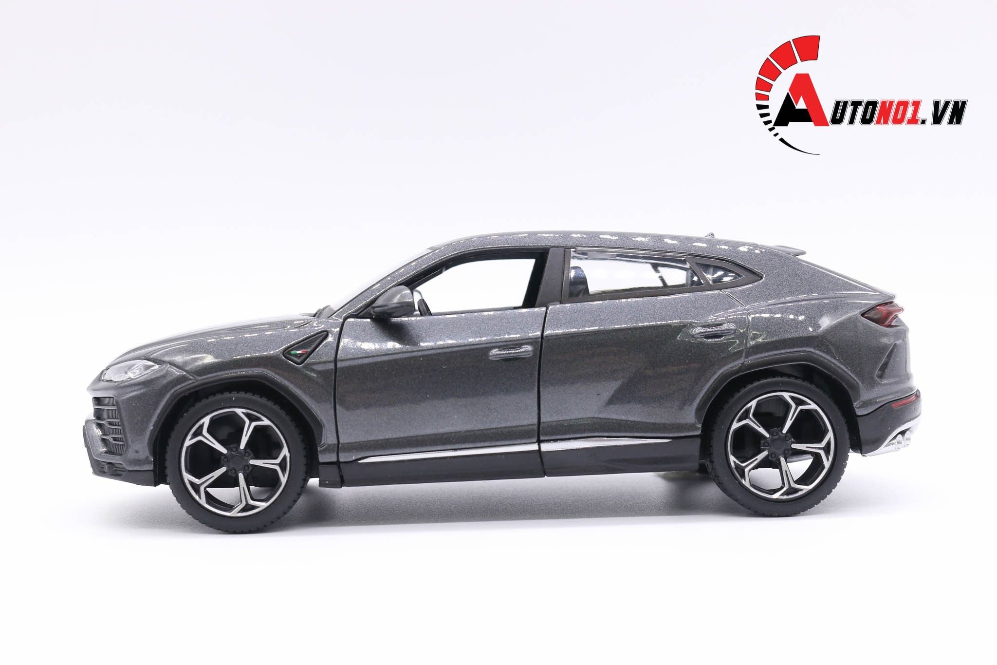  XE MÔ HÌNH LAMBORGHINI URUS GREY 1:24 MAISTO 5001 