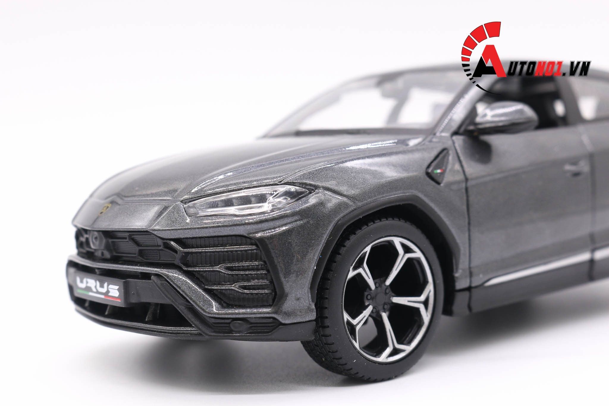  XE MÔ HÌNH LAMBORGHINI URUS GREY 1:24 MAISTO 5001 