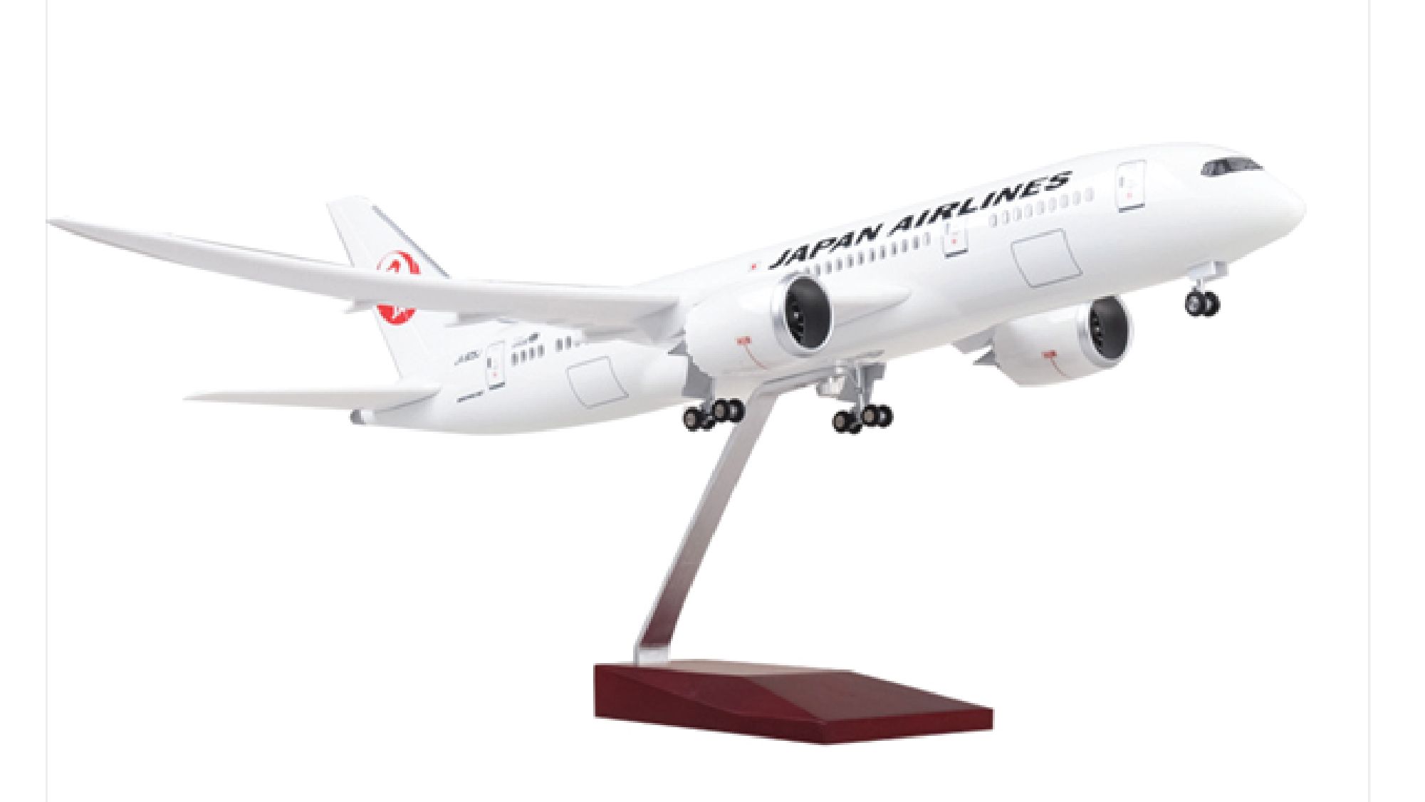  Mô hình máy bay Japan Airlines Boeing B787 47cm 1:130 có đèn led tự động theo tiếng vỗ tay hoặc chạm Everfly MB47023 