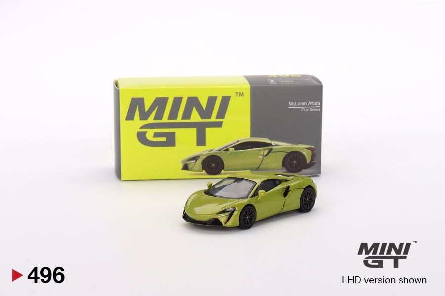  Mô hình xe McLaren Artura Flux Green 1:64 MiniGT 1:64 
