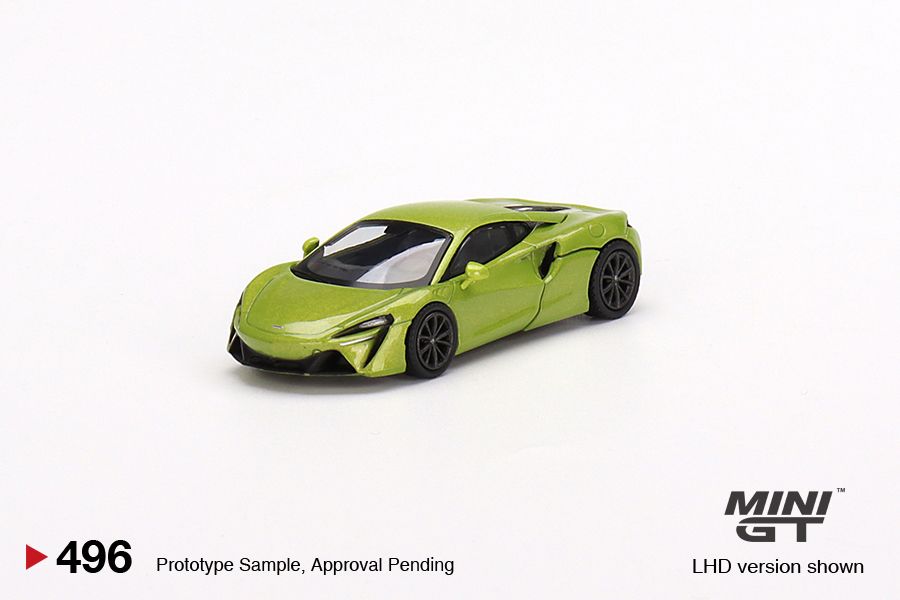  Mô hình xe McLaren Artura Flux Green 1:64 MiniGT 1:64 