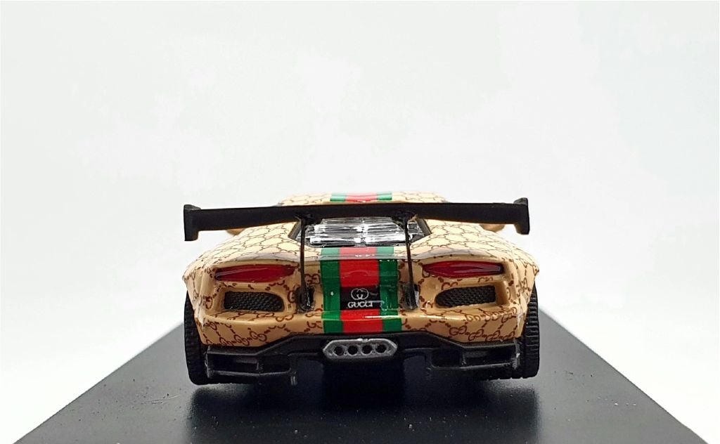 Xe mô hình Lamborghini Aventador LB*Performance Gucci 1:64 JEC J64-002-GU