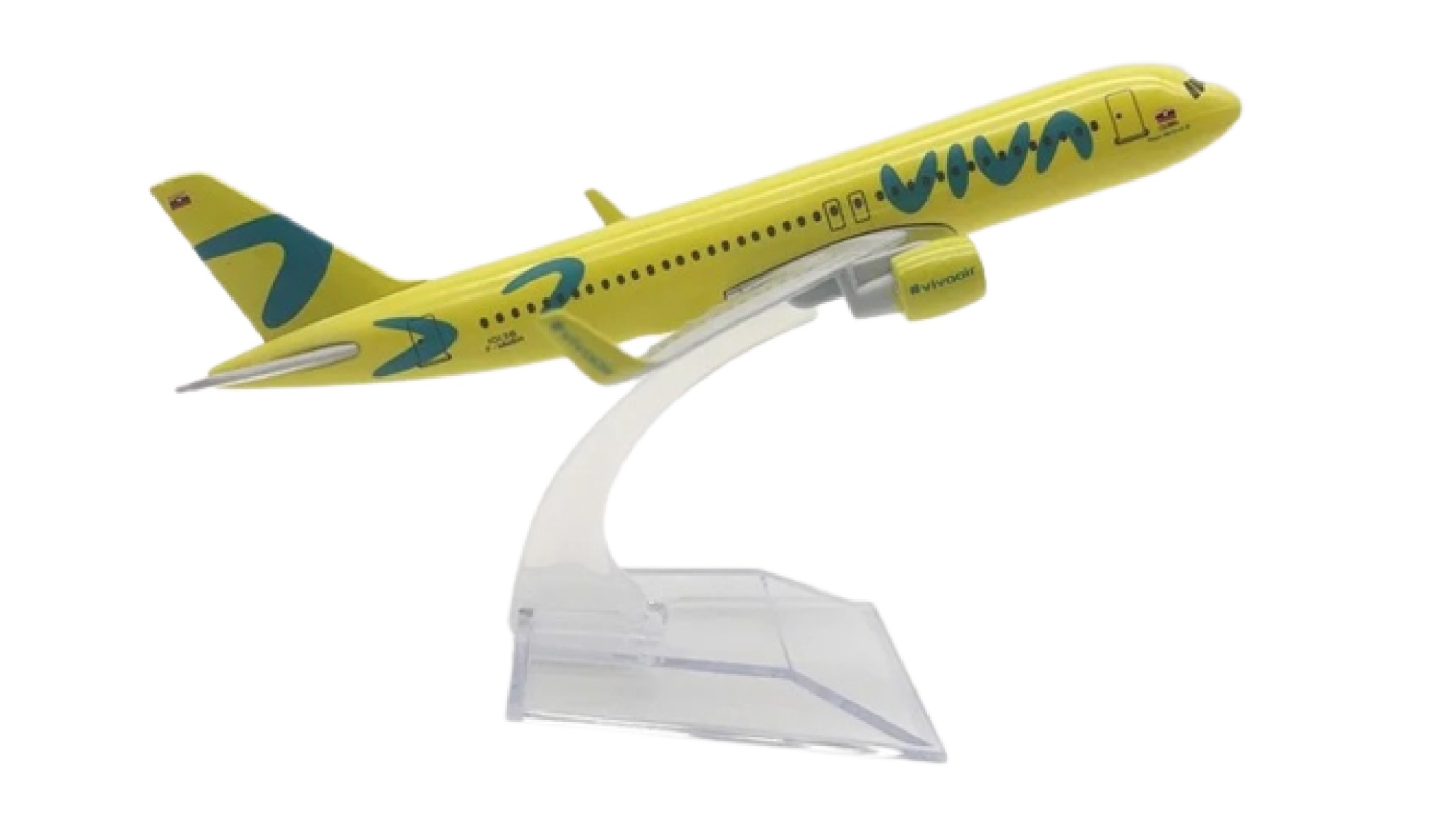  Mô hình máy bay Columbia Viva Air HK-5360 Airbus A320 16cm MB16147 