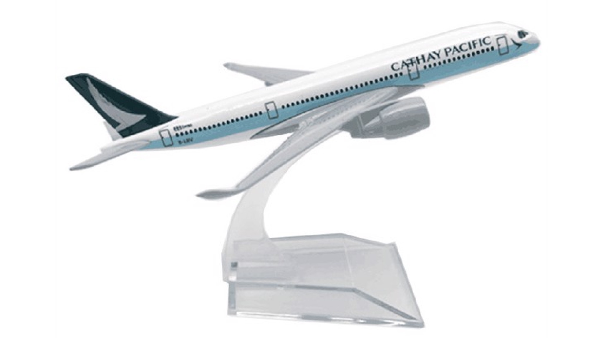  Mô hình máy bay Cathay Pacific Airbus A350 16cm MB16110 