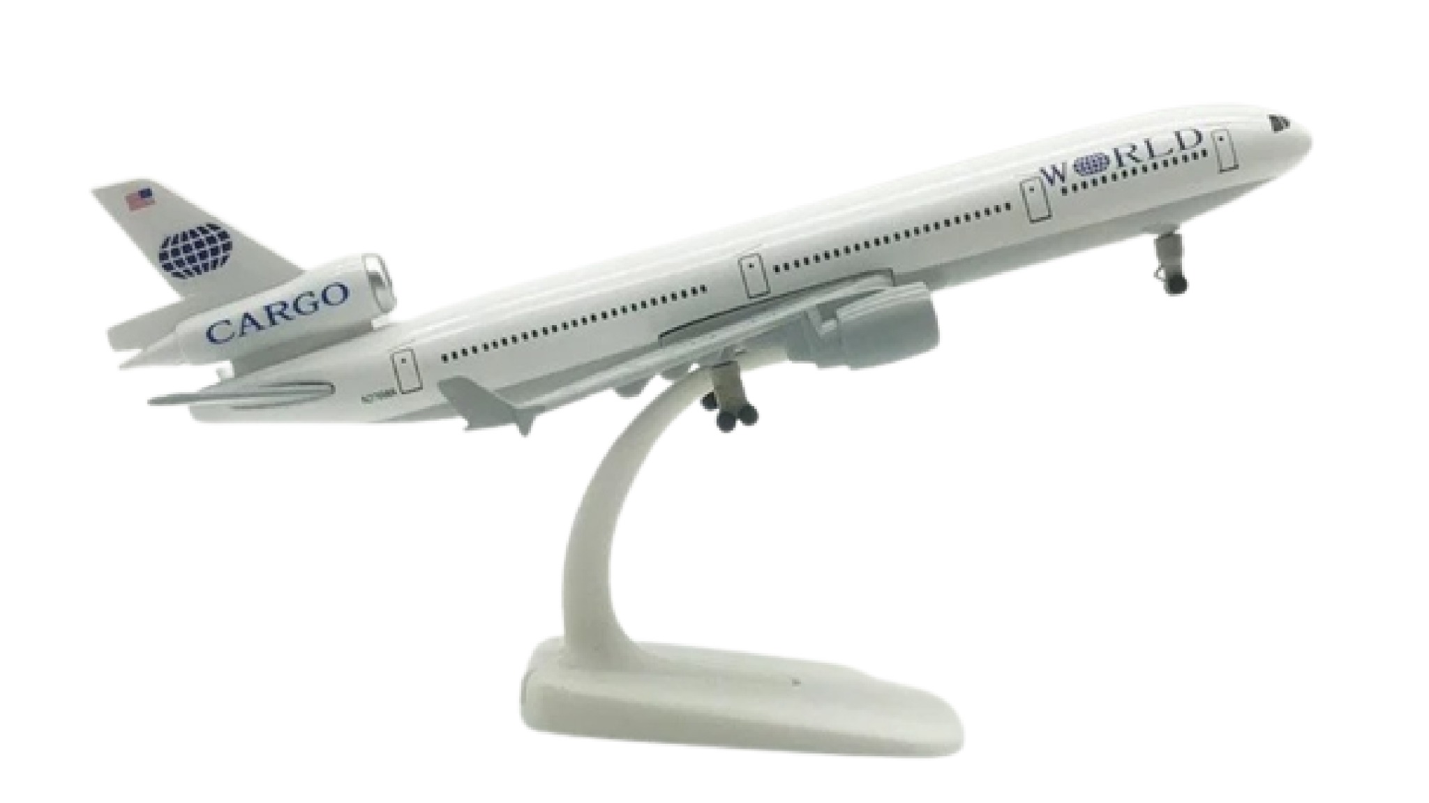  Mô hình máy bay World Airways Cargo MD-11 20cm MB20015 