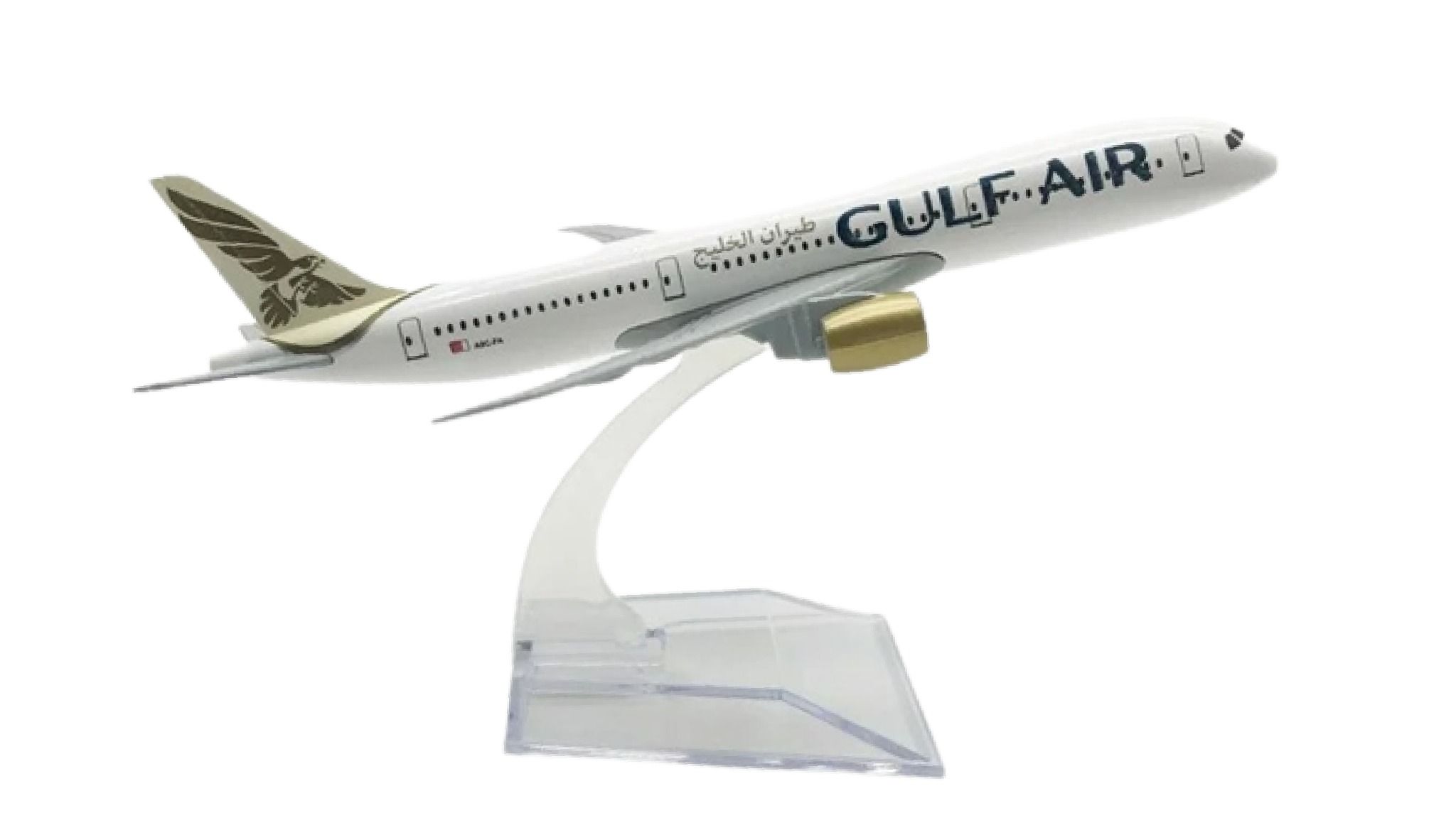  Mô hình máy bay Bahrain.Gulf Air Boeing B787-9 16cm MB16089 