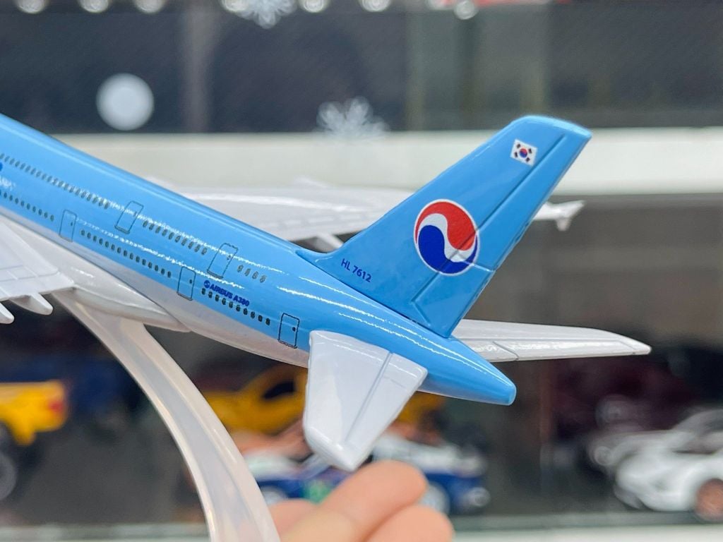 Mô hình máy bay Korean Air Airbus A380 16cm MB16091