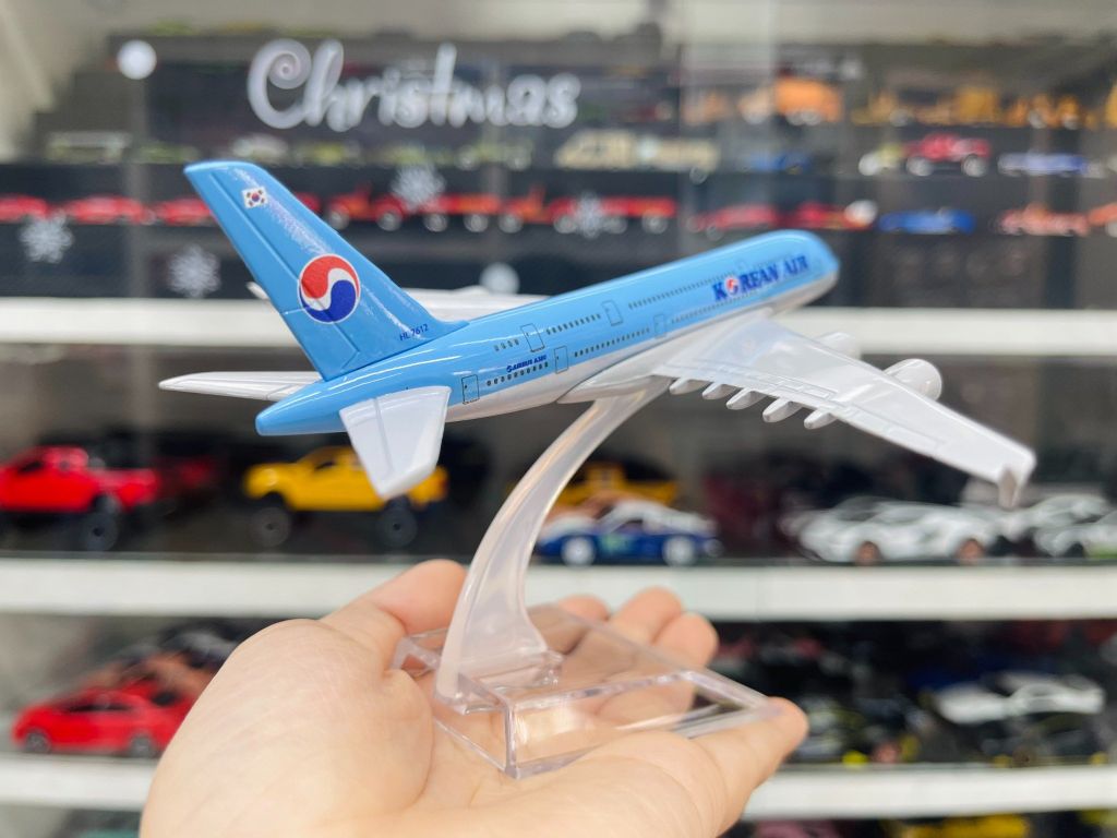 Mô hình máy bay Korean Air Airbus A380 16cm MB16091