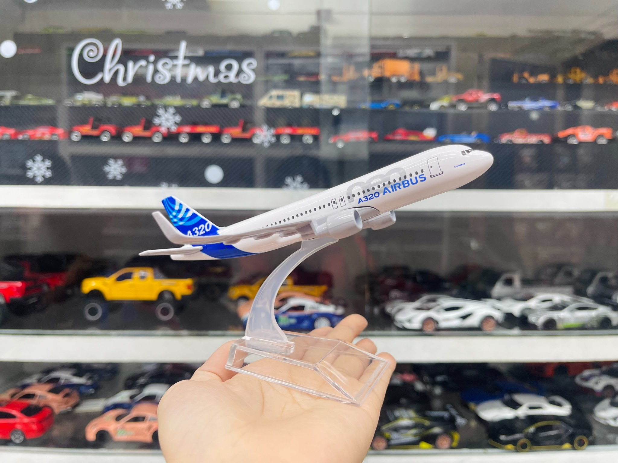  Mô hình máy bay USA dòng A A320 Neo 16cm MB16137 