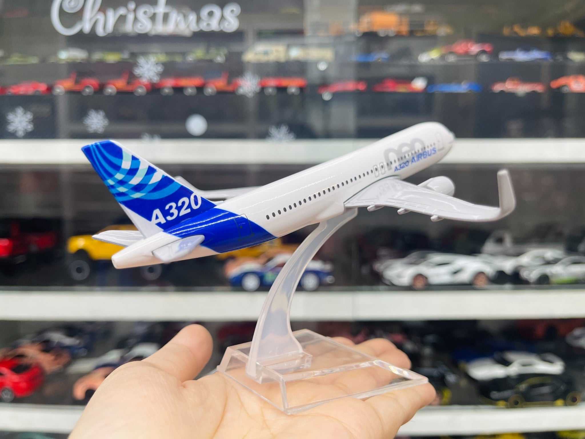  Mô hình máy bay USA dòng A A320 Neo 16cm MB16137 
