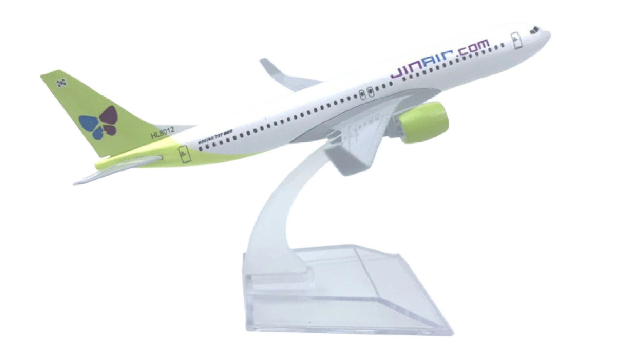  Mô hình máy bay Hàn Quốc Jin Air.com Boeing B737 16cm MB16041 