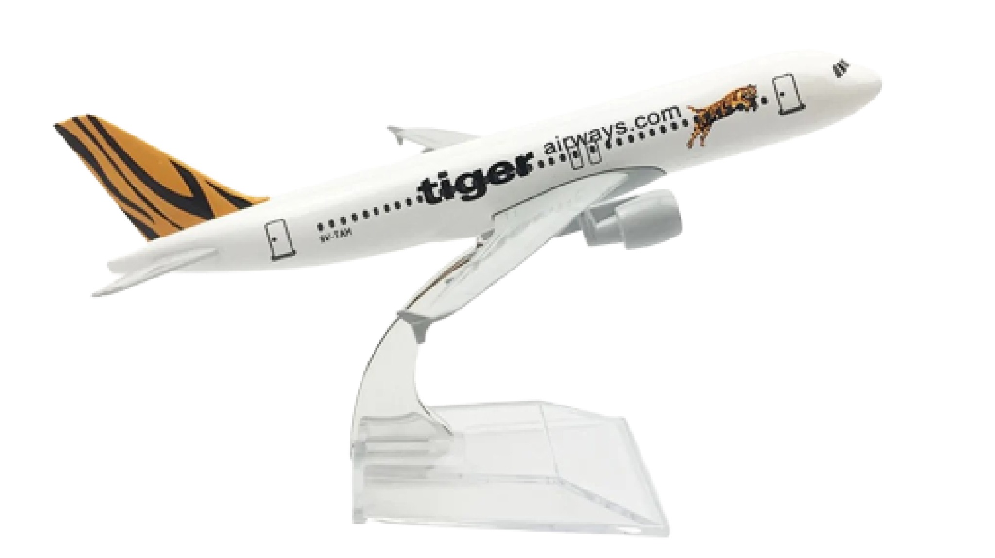  Mô hình máy bay Singapore Tiger Airways Airbus A320 16cm MB16128 