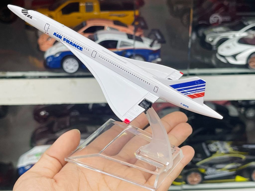 Mô hình máy bay phản lực Concorde Air France 16cm MB16162