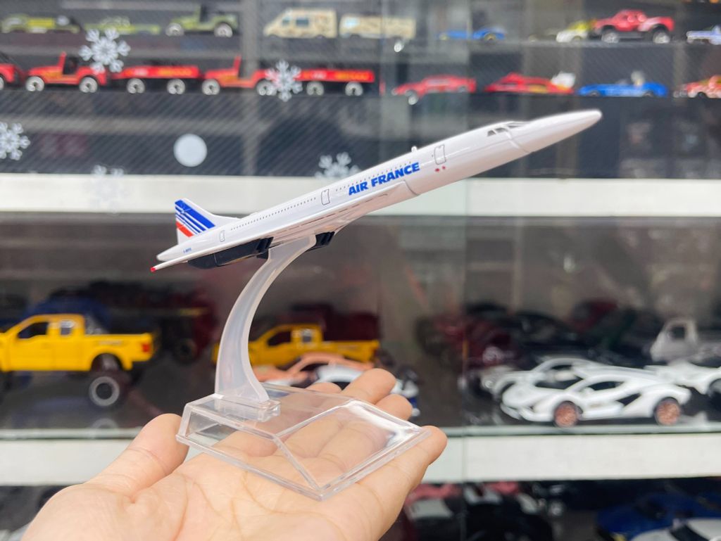 Mô hình máy bay phản lực Concorde Air France 16cm MB16162