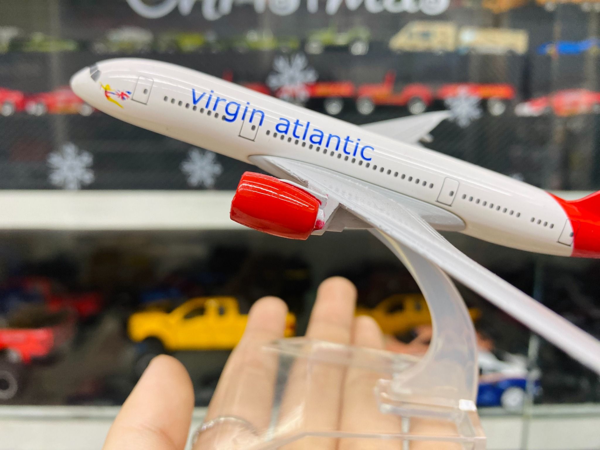  Mô hình máy bay Anh Quốc Atlantic Virgin Boeing B787 16cm MB16174 