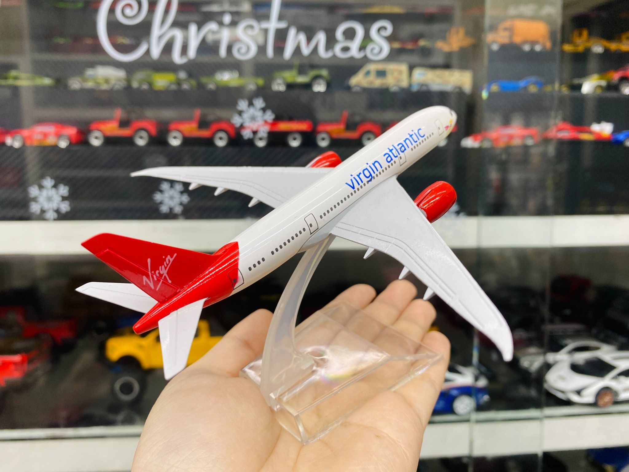  Mô hình máy bay Anh Quốc Atlantic Virgin Boeing B787 16cm MB16174 