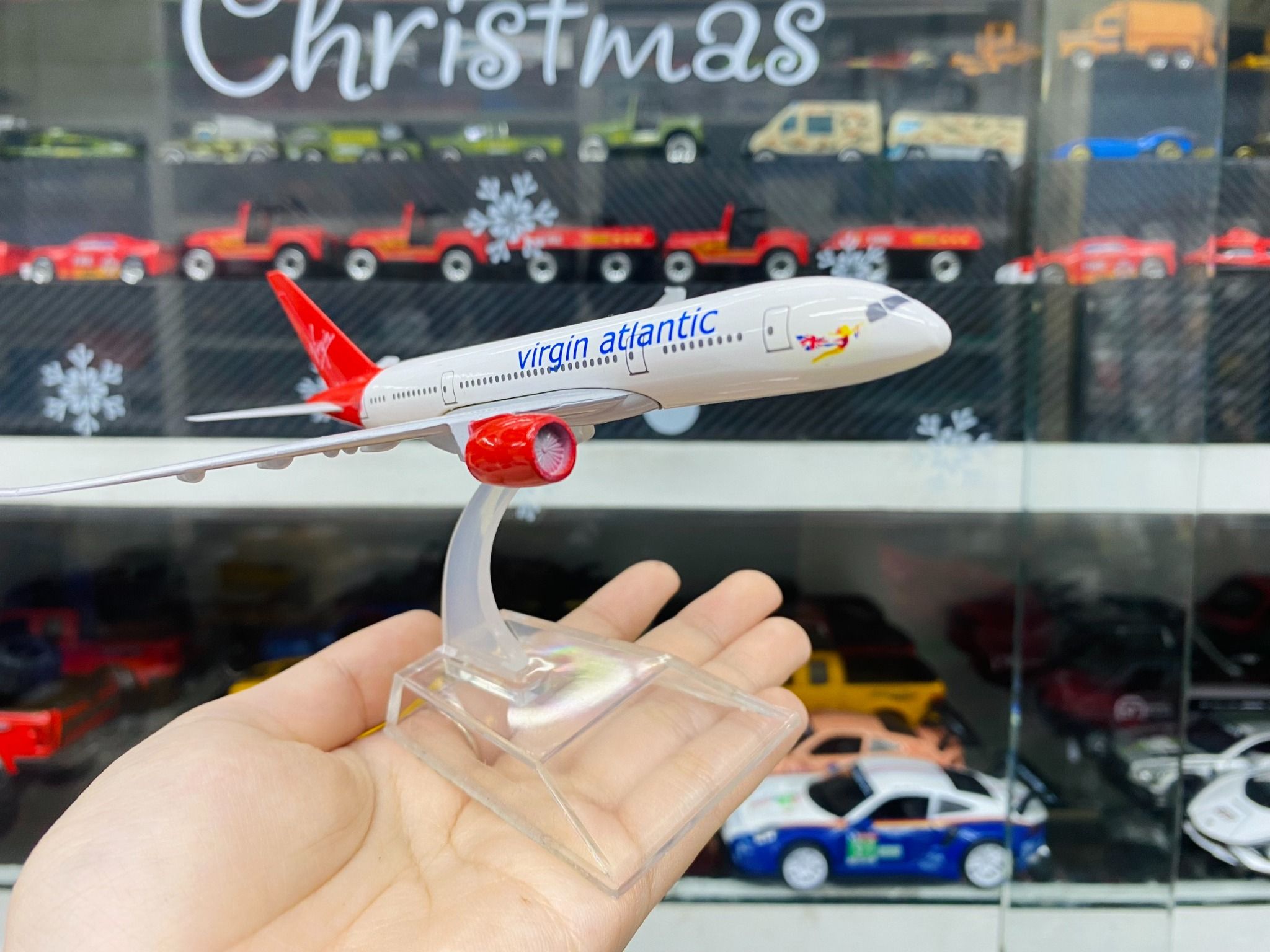  Mô hình máy bay Anh Quốc Atlantic Virgin Boeing B787 16cm MB16174 