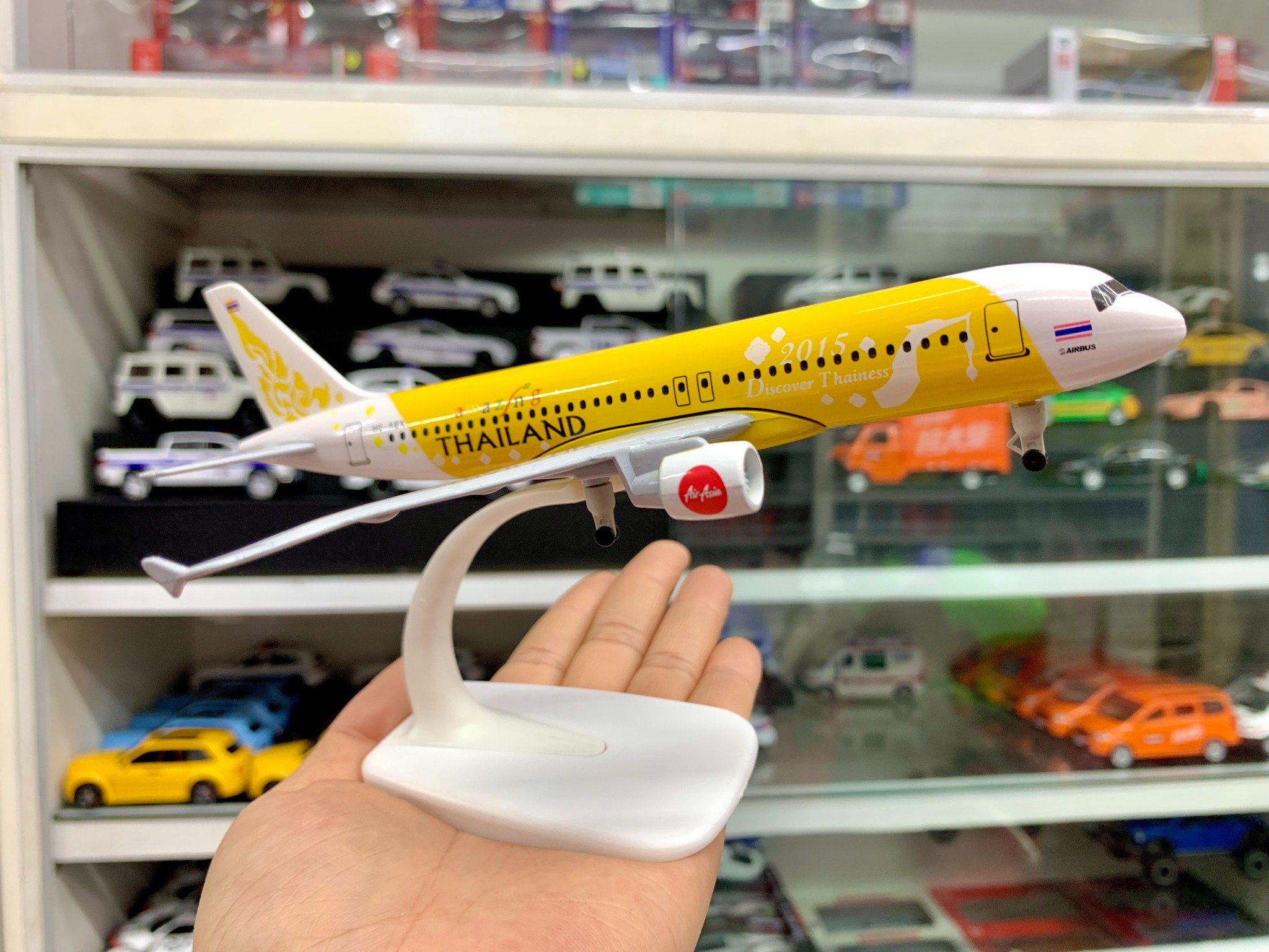  Mô hình máy bay Thai Lan Amazing 2015 Airbus A320 20cm MB20024 