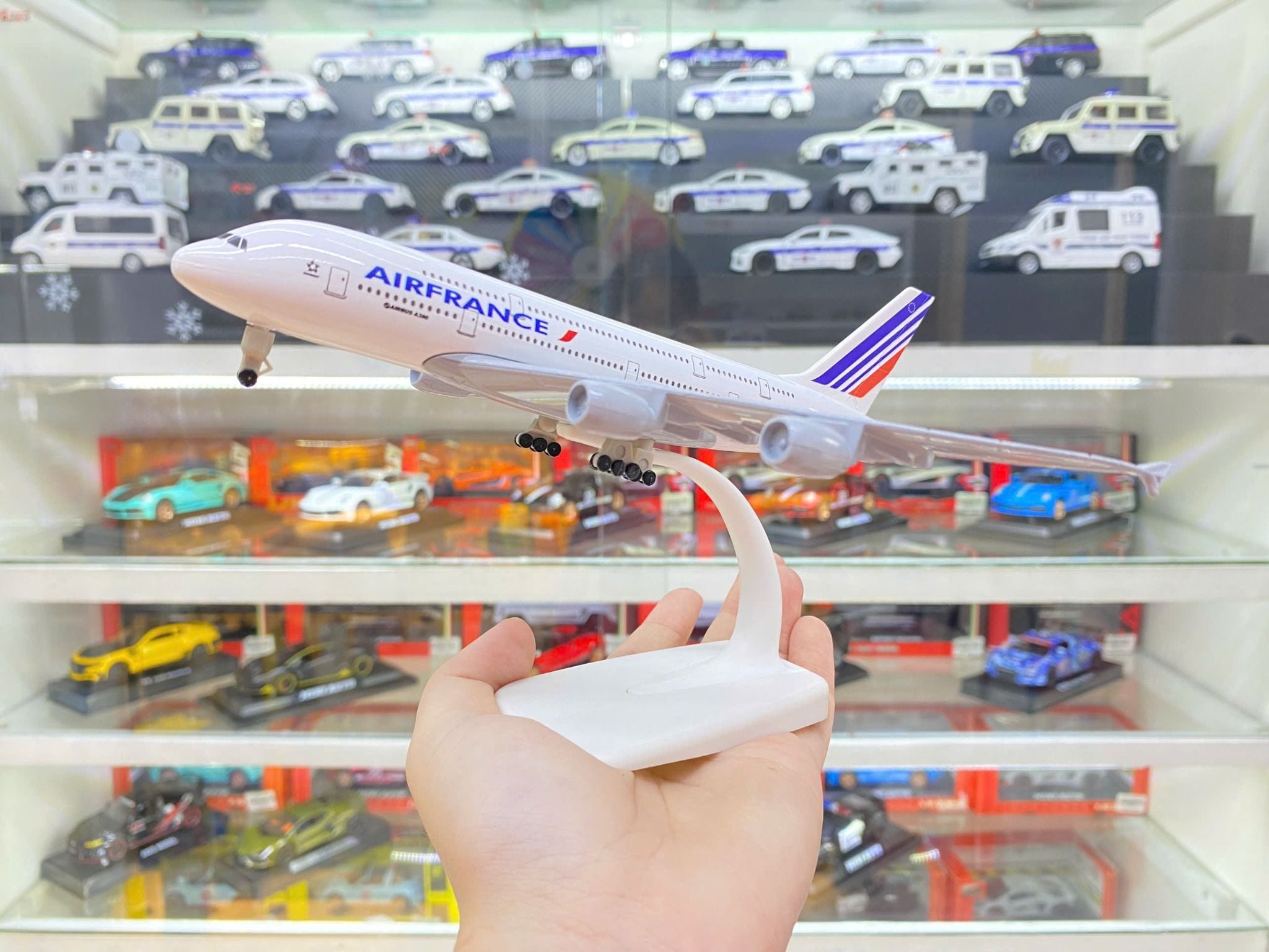  Mô hình máy bay Air France Airbus A380 20cm MB20028 