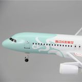  Mô hình máy bay Zhejiang Changlong dòng A A320 có bánh xe kích thước 20cm MB20124 