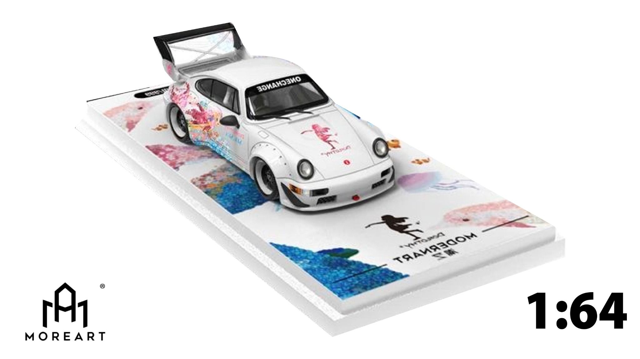  Mô hình xe Porsche RWB 964 Dorothy Ocean tỉ lệ 1:64 ModernArt More art MD640871 