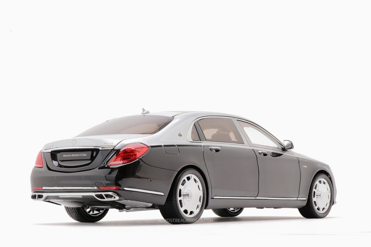  [ORDER] MÔ HÌNH XE MERCEDES - MAYBACH S-CLASS 2019 BLACK GREY 1:18 ALMOST REAL OD010 