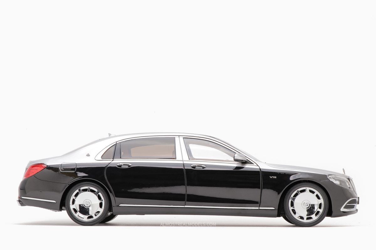  [ORDER] MÔ HÌNH XE MERCEDES - MAYBACH S-CLASS 2019 BLACK GREY 1:18 ALMOST REAL OD010 