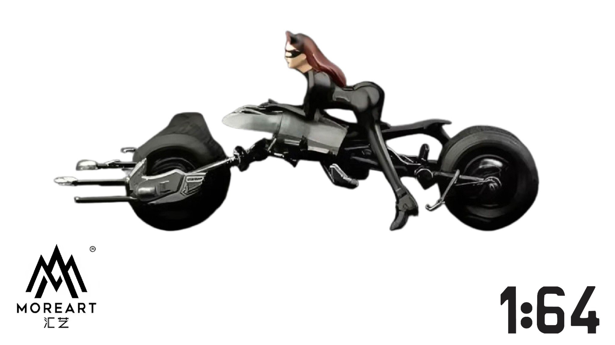  Mô hình nhân vật và xe Cat Woman - The Dark Knight Rises tỉ lệ 1:64 MoreArt MO642010 