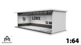  Hộp trưng bày mica mô phỏng bãi đỗ xe LBWK kích thước 30x13.3x10cm tỉ lệ 1:64 MoreArt MO914023 