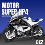  Mô hình xe BMW S1000RR HP4 tỉ lệ 1:12 Jiaye Model MT098 