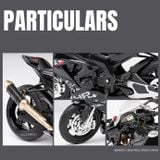  Mô hình xe BMW S1000RR HP4 tỉ lệ 1:12 Jiaye Model MT098 